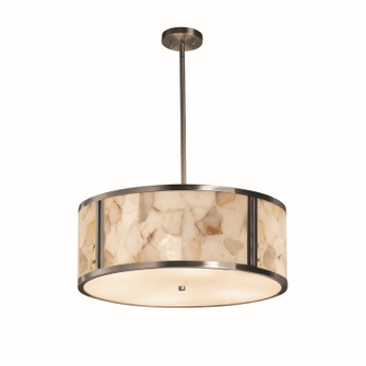 Alabaster Rocks Six Light Pendant in Brushed Nickel (102|ALR-9542-NCKL)