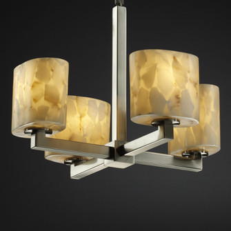 Alabaster Rocks Four Light Chandelier in Matte Black (102|ALR-8829-30-MBLK)