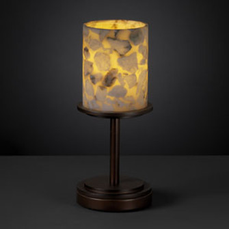 Alabaster Rocks! One Light Table Lamp (102|ALR-8798-10-DBRZ)