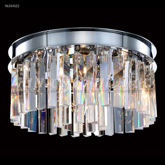 Europa Four Light Flush Mount in Silver (64|96334S22)