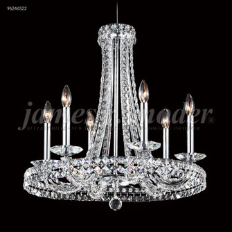 Ashton Six Light Chandelier in Silver (64|96246S22)