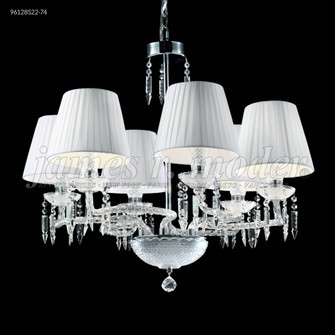Le Chateau Six Light Chandelier in Silver (64|96128S00)