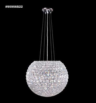 Sun Sphere 15 Light Chandelier in Silver (64|95956S22)