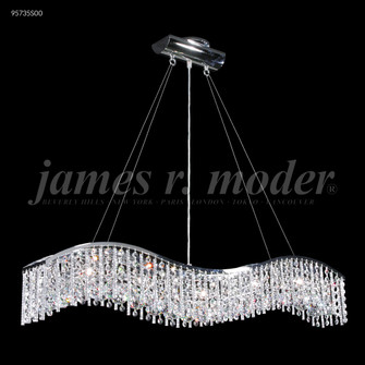 Fashionable Broadway Five Light Chandelier in Silver (64|95735S00)