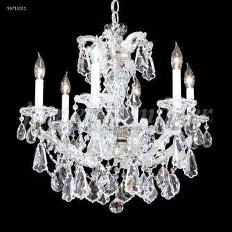 Maria Theresa Royal Six Light Chandelier in Silver (64|94716S11)