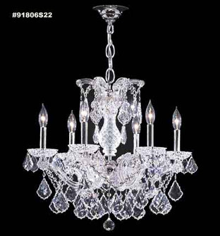 Maria Theresa Grand Six Light Chandelier in Silver (64|91806S22)