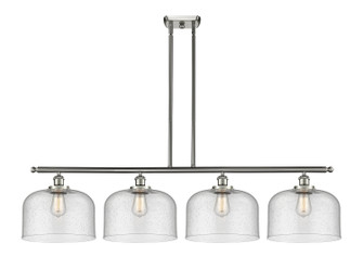 Ballston Urban Four Light Island Pendant in Brushed Satin Nickel (405|916-4I-SN-G74-L)