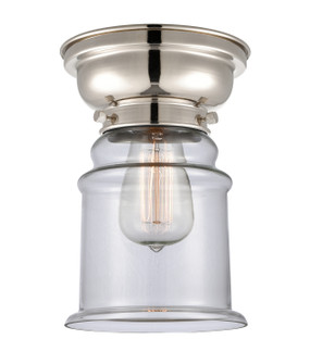Franklin Restoration One Light Flush Mount in Polished Nickel (405|623-1F-PN-G182)