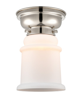 Franklin Restoration One Light Flush Mount in Polished Nickel (405|623-1F-PN-G181)