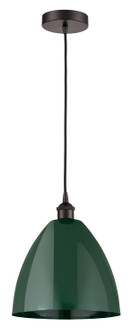 Edison One Light Mini Pendant in Oil Rubbed Bronze (405|616-1P-OB-MBD-12-GR)