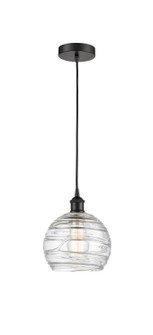 Edison One Light Mini Pendant in Matte Black (405|616-1P-BK-G1213-8)