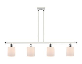 Ballston Four Light Island Pendant in White Polished Chrome (405|516-4I-WPC-G111)