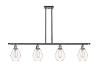 Ballston Four Light Island Pendant in Black Antique Brass (405|516-4I-BAB-G652-6)