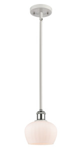 Ballston One Light Mini Pendant in White Polished Chrome (405|516-1S-WPC-G91)