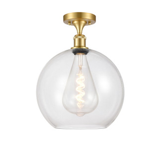 Ballston LED Semi-Flush Mount in Satin Gold (405|516-1C-SG-G122-12-LED)