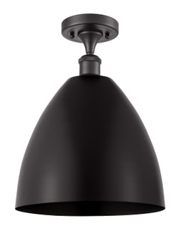 Ballston LED Semi-Flush Mount in Matte Black (405|516-1C-BK-MBD-12-BK-LED)