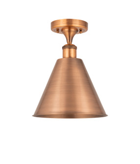 Ballston LED Semi-Flush Mount in Antique Copper (405|516-1C-AC-MBC-12-AC-LED)