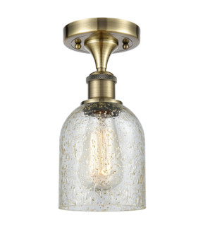 Ballston One Light Semi-Flush Mount in Antique Brass (405|516-1C-AB-G259)