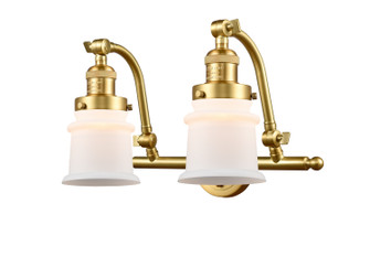 Franklin Restoration Two Light Bath Vanity in Satin Gold (405|515-2W-SG-G181S)