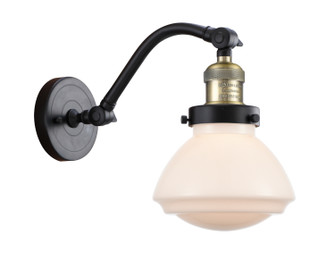 Franklin Restoration One Light Wall Sconce in Black Antique Brass (405|515-1W-BAB-G321)