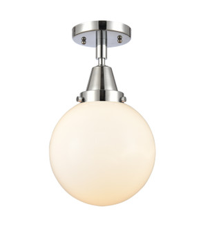 Caden One Light Flush Mount in Polished Chrome (405|447-1C-PC-G201-8)