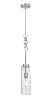 Wexford LED Mini Pendant in Brushed Satin Nickel (405|380-1S-SN-G381-4CL-LED)