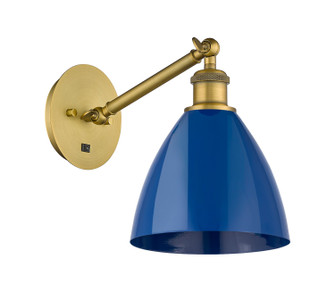 Ballston One Light Wall Sconce in Brushed Brass (405|317-1W-BB-MBD-75-BL)