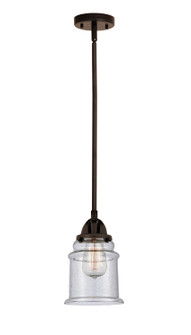 Nouveau 2 LED Mini Pendant in Oil Rubbed Bronze (405|288-1S-OB-G184-LED)