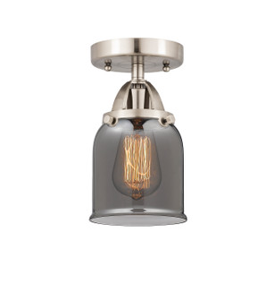 Nouveau 2 One Light Semi-Flush Mount in Brushed Satin Nickel (405|288-1C-SN-G53)