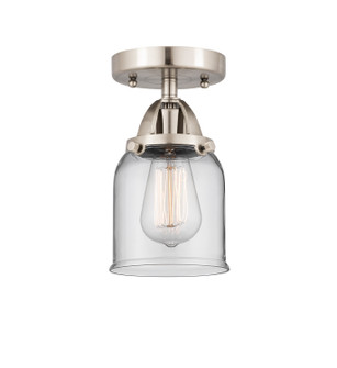 Nouveau 2 One Light Semi-Flush Mount in Brushed Satin Nickel (405|288-1C-SN-G52)