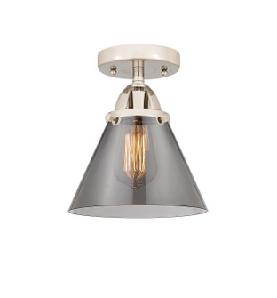 Nouveau 2 One Light Semi-Flush Mount in Polished Nickel (405|288-1C-PN-G43)