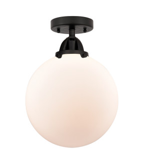 Nouveau 2 One Light Semi-Flush Mount in Matte Black (405|288-1C-BK-G201-10)