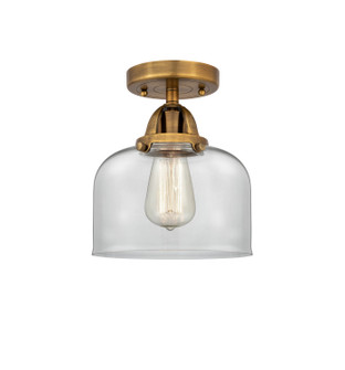 Nouveau 2 LED Semi-Flush Mount in Brushed Brass (405|288-1C-BB-G72-LED)