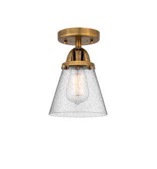 Nouveau 2 LED Semi-Flush Mount in Brushed Brass (405|288-1C-BB-G64-LED)
