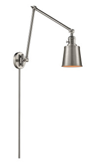 Franklin Restoration One Light Swing Arm Lamp in Brushed Satin Nickel (405|238-SN-M9-SN)