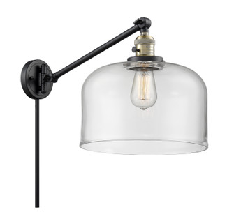 Franklin Restoration One Light Swing Arm Lamp in Black Antique Brass (405|237-BAB-G72-L)