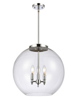 Ballston Three Light Pendant in Polished Chrome (405|221-3S-PC-G122-18)