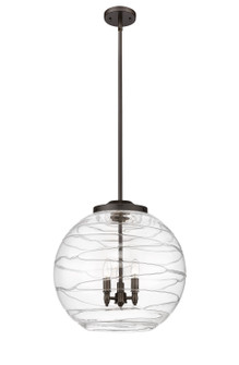 Ballston Three Light Pendant in Oil Rubbed Bronze (405|221-3S-OB-G1213-18)