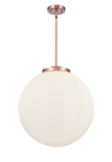 Franklin Restoration LED Pendant in Antique Copper (405|221-3S-AC-G201-18-LED)