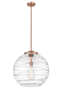 Ballston One Light Pendant in Antique Copper (405|221-1S-AC-G1213-18)