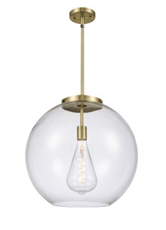 Ballston One Light Pendant in Antique Brass (405|221-1S-AB-G122-18)