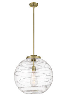 Ballston One Light Pendant in Antique Brass (405|221-1S-AB-G1213-18)