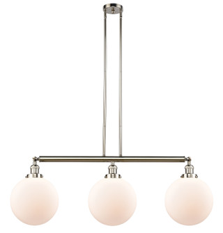 Franklin Restoration LED Island Pendant in Polished Nickel (405|213-PN-G201-10-LED)