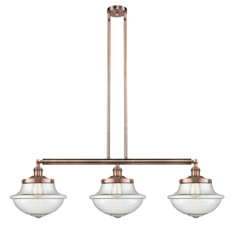 Franklin Restoration LED Island Pendant in Antique Copper (405|213-AC-G544-LED)