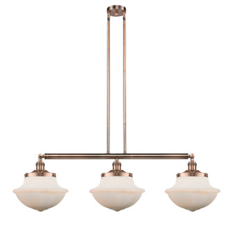 Franklin Restoration LED Island Pendant in Antique Copper (405|213-AC-G541-LED)