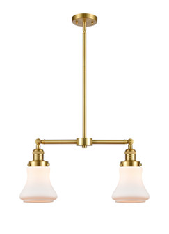 Franklin Restoration LED Island Pendant in Satin Gold (405|209-SG-G191-LED)