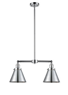 Franklin Restoration Two Light Island Pendant in Polished Chrome (405|209-PC-M13-PC)
