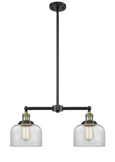 Franklin Restoration LED Island Pendant in Black Antique Brass (405|209-BAB-G72-LED)