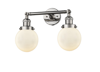 Franklin Restoration LED Bath Vanity in Polished Nickel (405|208-PN-G201-6-LED)