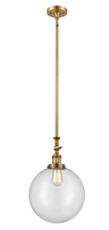 Franklin Restoration LED Mini Pendant in Brushed Brass (405|206-BB-G202-12-LED)